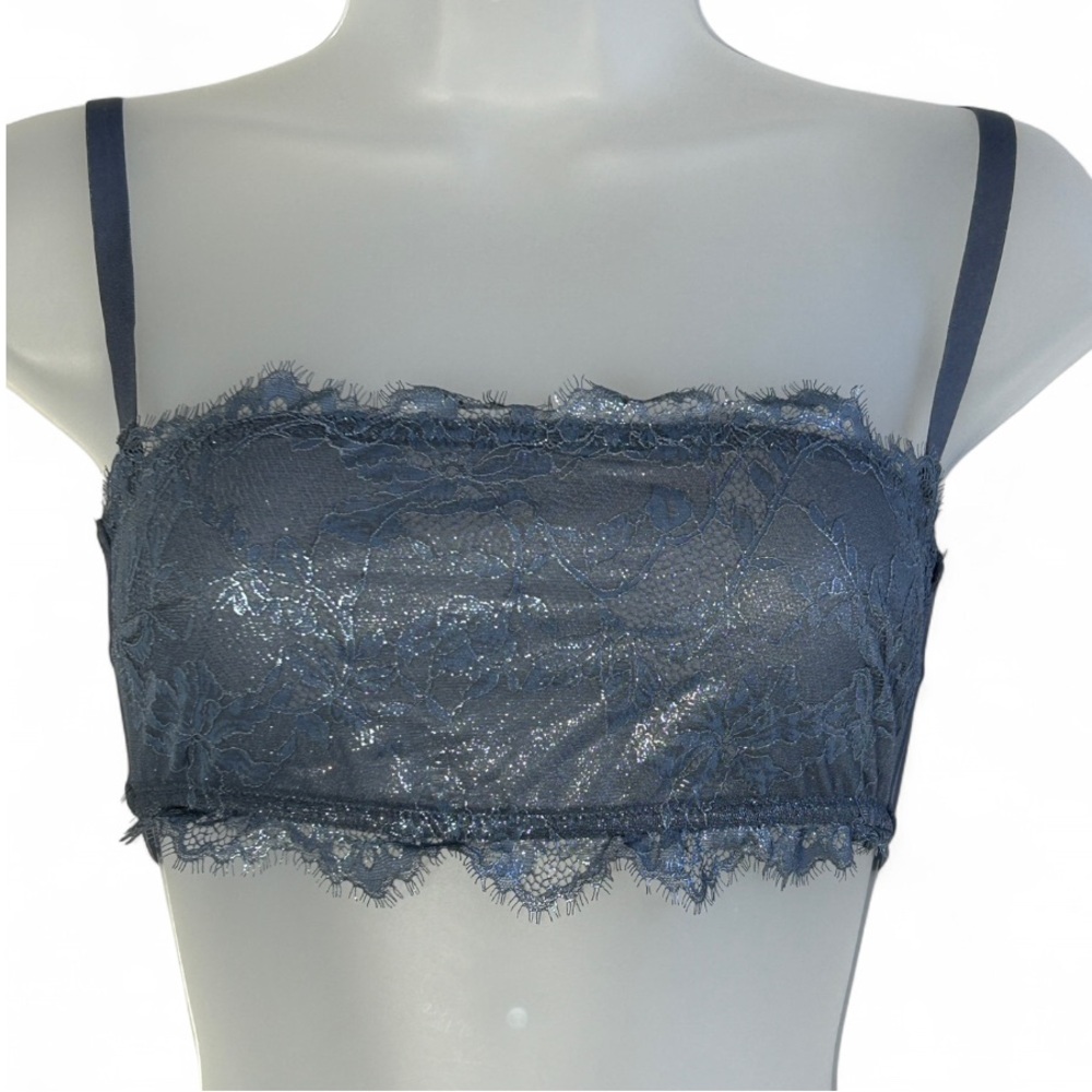 SKIMS Lace & Shimmer‎ Semi-transparent Bralette
